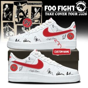 Foo Fighters Take Cover Tour 2026 Custom Air Force 1 4