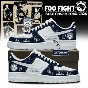 Foo Fighters Take Cover Tour 2026 Custom Air Force 1 5