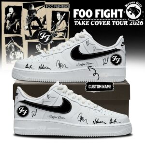 Foo Fighters Take Cover Tour 2026 Custom Air Force 1 7