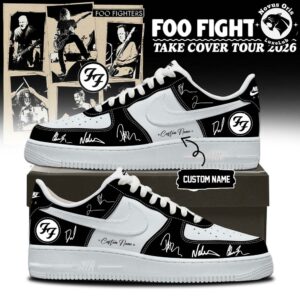 Foo Fighters Take Cover Tour 2026 Custom Air Force 1 8