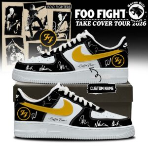 Foo Fighters Take Cover Tour 2026 Custom Air Force 1 9