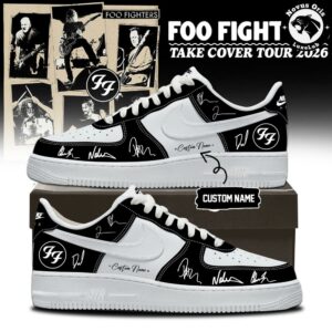 Foo Fighters Take Cover Tour 2026 Custom Name Air Force 1 3