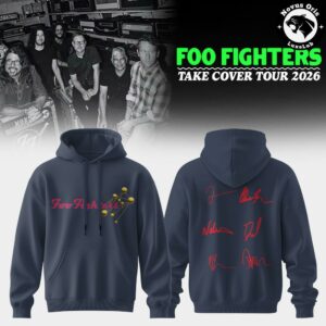 Foo Fighters Take Cover Tour 2026 Limited Edition Hoodie