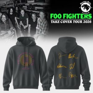 Foo Fighters Take Cover Tour 2026 Limited Edition Hoodie 7