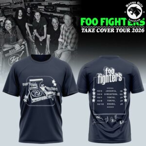 Foo Fighters Take Cover Tour 2026 Limited Edition T-Shirt