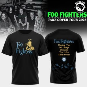 Foo Fighters Take Cover Tour 2026 Limited Edition T Shirt 3