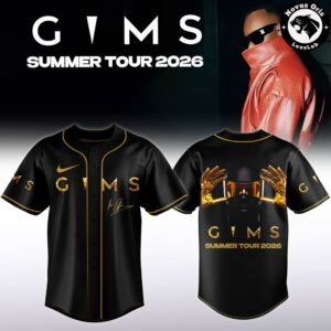 GIMS Summer Tour 2026 Limited Edition Baseball Jersey 3