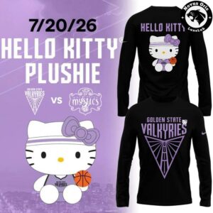 Golden State Valkyries x Hello Kitty 2026 Limited Edition Sweatshirt 2