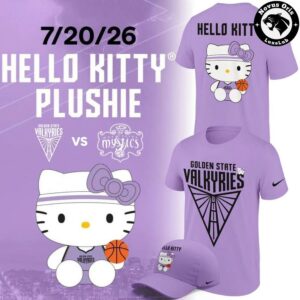 Golden State Valkyries x Hello Kitty 2026 Limited Edition T-Shirt