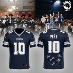 Grupo Frontera Dallas Cowboys El Ultimo De Texas Football Jersey 4