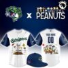 Gwinnett Stripers x Peanuts Night Snoopy Custom Baseball Jersey