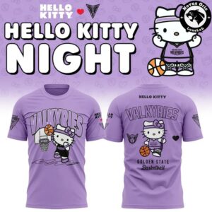 Hello Kitty Golden State Valkyries 2026 Special Edition T-Shirt