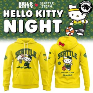 Hello Kitty x Seattle Storm 2026 Limited Edition Pink Hoodie 2