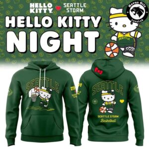 Hello Kitty x Seattle Storm 2026 Limited Edition Pink Hoodie 3