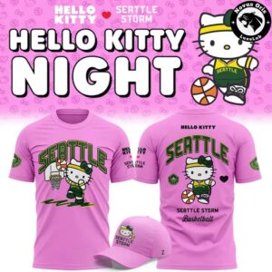 Hello Kitty x Seattle Storm 2026 Limited Edition Pink T-Shirt