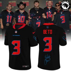 Houston Texans x Grupo Frontera Signature Limited Edition Football Jersey