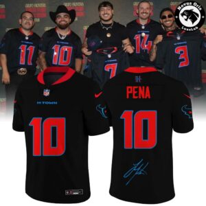 Houston Texans x Grupo Frontera Signature Limited Edition Football Jersey 3