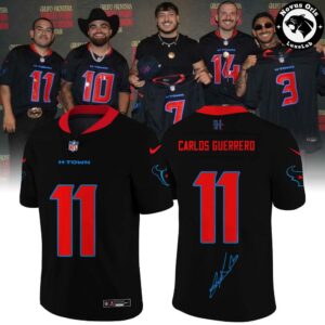 Houston Texans x Grupo Frontera Signature Limited Edition Football Jersey 4