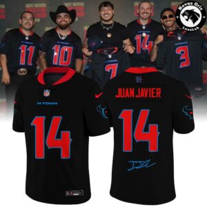 Houston Texans x Grupo Frontera Signature Limited Edition Football Jersey 5