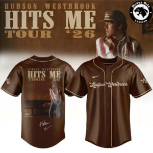 Hudson Westbrook Hits Me Tour 2026 Baseball Jersey