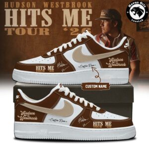 Hudson Westbrook Hits Me Tour 2026 Custom Air Force 1