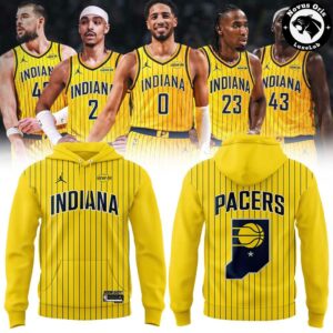 Indiana Pacers Pinstripes Statement Edition Hoodie