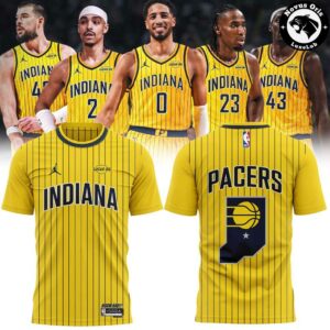 Indiana Pacers Pinstripes Statement Edition T Shirt 2