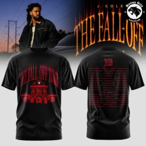 J Cole The Fall Off World Tour 2026 T Shirt 2