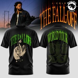 J Cole The Fall Off World Tour 2026 T Shirt 4