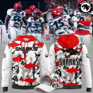 Jacksonville Sharks IFL Salute to Service Camo Hoodie