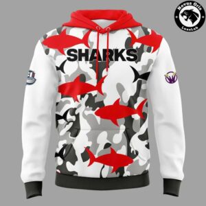 Jacksonville Sharks IFL Salute to Service Camo Hoodie 2