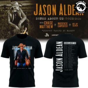 Jason Aldean Songs About Us Tour 2026 T-Shirt