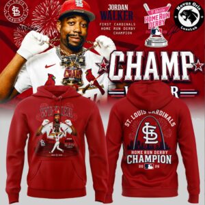 Jordan Walker First Cardinals Home Run Derby Champion 2026 Hoodie 2