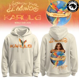 Karol G Viajando Por El Mundo Tropitour 2026 Hoodie 4