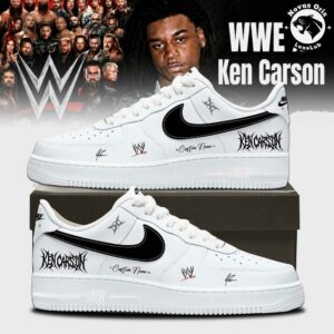 Ken Carson x WWE SummerSlam 2026 Custom Signed Air Force 1 4