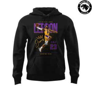 LeBron James Los Angeles Lakers Thank You Hoodie 2
