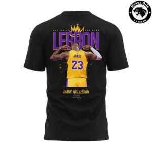 LeBron James Los Angeles Lakers Thank You T Shirt 3
