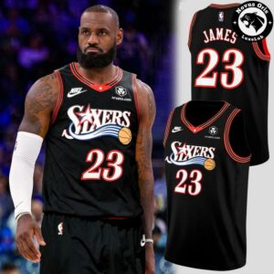 LeBron James Philadelphia 76ers Basketball Jersey 4