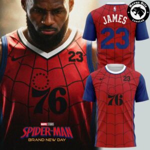 LeBron James x Spider-Man Brand New Day 2026 T-Shirt