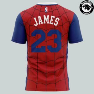 LeBron James x Spider Man Brand New Day 2026 T Shirt 3