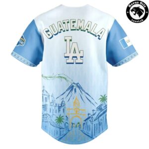 Los Angeles Dodgers x Guatemalan Heritage Night 2026 Baseball Jersey 3