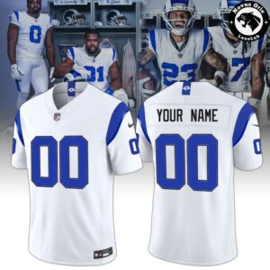 Los Angeles Rams Legacy Collection Fearsome White Football Jersey