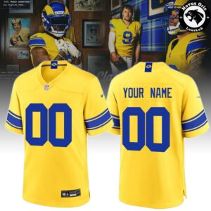 Los Angeles Rams Legacy Collection Fearsome White Football Jersey 2