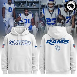 Los Angeles Rams Legacy Collection Fearsome White Hoodie