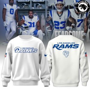 Los Angeles Rams Legacy Collection Fearsome White Sweatshirt