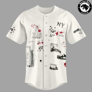 Louis Tomlinson NYC MSG Live Show Limited Edition Tour Baseball Jersey 2
