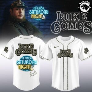 Luke Combs My Kinda Saturday Night Tour 2026 Baseball Jersey 2