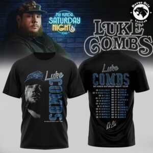 Luke Combs My Kinda Saturday Night Tour 2026 T Shirt 3
