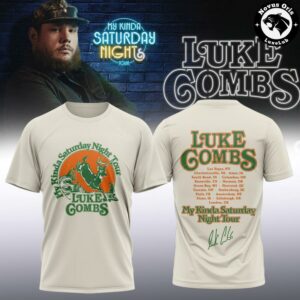 Luke Combs My Kinda Saturday Night Tour 2026 T Shirt 4