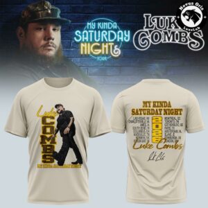 Luke Combs My Kinda Saturday Night Tour 2026 T Shirt 5